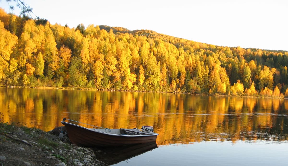 Höst vid Indalsälven