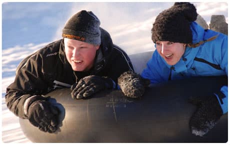 Vinteraktiviteter på Zorbcenter