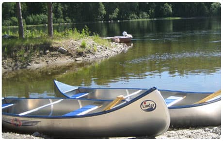 Kanotpaddling på Indalsälven