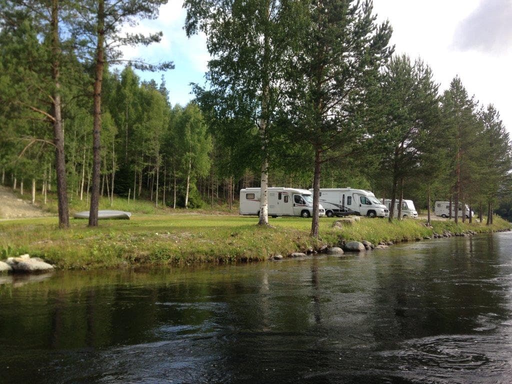 Camping vid Indalsälven