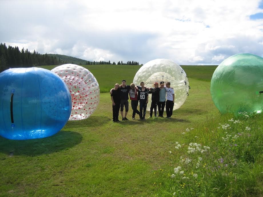 Zorbcenters zorbar — alltid startklara